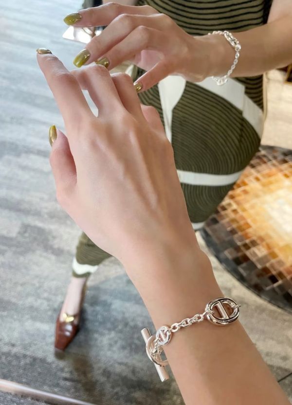 HERMES 純銀豬鼻子手鏈 SH/ST/LG buywithada,france,全球代購,歐洲,exquisite,quality goods,posh,fancy,luxurious