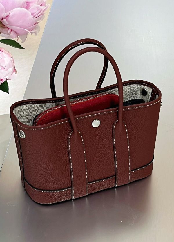 Hermès Garden Party 23 Neo 愛馬仕紅全皮革 buywithada,france,全球代購,歐洲,exquisite,quality goods,posh,fancy,luxurious
