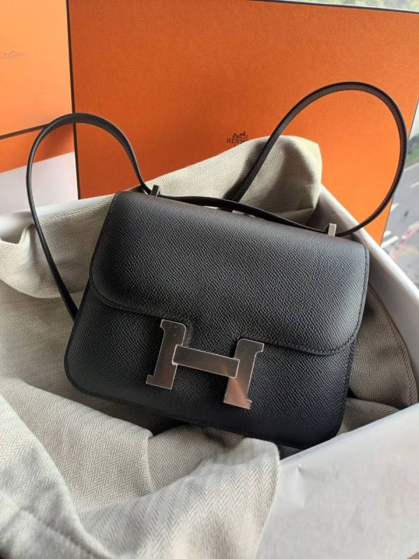 Hermes Mini Constance 黑色銀釦 buywithada,france,全球代購,歐洲,exquisite,quality goods,posh,fancy,luxurious