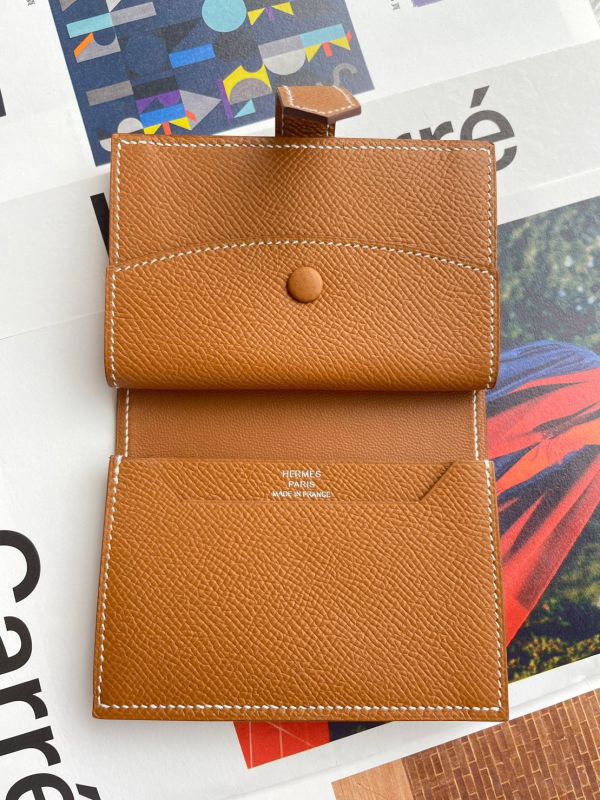 HERMES BEARN 金棕銀扣卡包 buywithada,france,全球代購,歐洲,exquisite,quality goods,posh,fancy,luxurious
