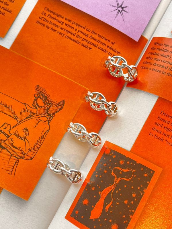 HERMES 925 純銀豬鼻戒 buywithada,代購,精品