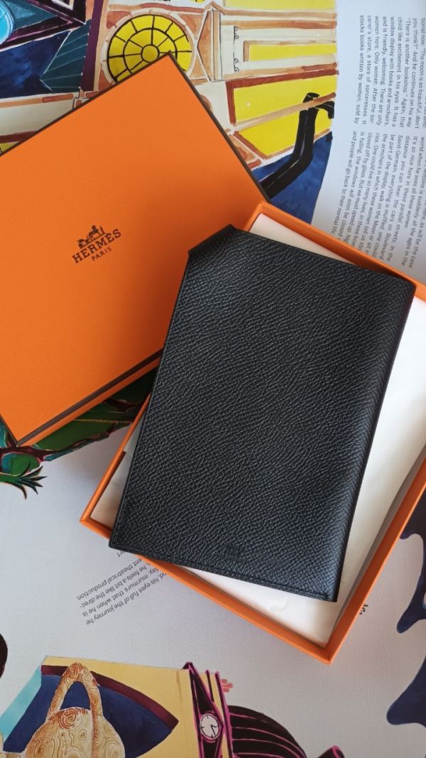 HERMES 全黑 護照夾 EPSOM buywithada,france,全球代購,歐洲,exquisite,quality goods,posh,fancy,luxurious