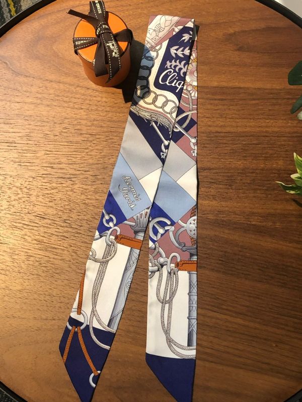 Hermes 藍紫色Twilly 跟著ada買
