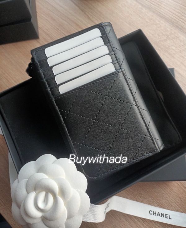 CHANEL so black L拉鍊零錢卡包 buywithada,france,全球代購,歐洲,exquisite,quality goods,posh,fancy,luxurious