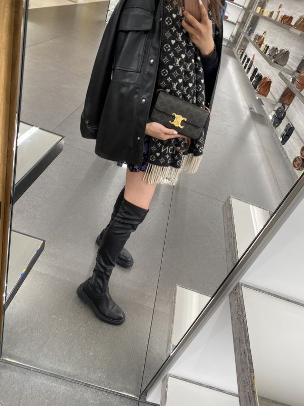 CELINE TRIOMPHE帆布及小牛皮TRIOMPHE肩揹袋 buywithada,france,全球代購,歐洲,exquisite,quality goods,posh,fancy,luxurious