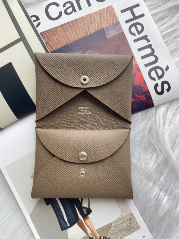HERMES CALVI DUO EPSOM étoupe 大象灰 buywithada,france,全球代購,歐洲,exquisite,quality goods,posh,fancy,luxurious