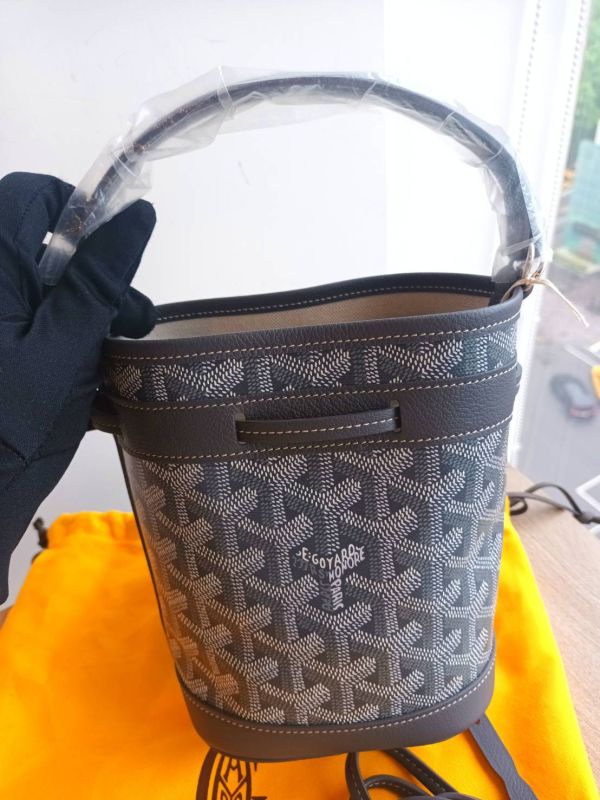 GOYARD 水桶包 MINI 灰色 buywithada,france,全球代購,歐洲,exquisite,quality goods,posh,fancy,luxurious