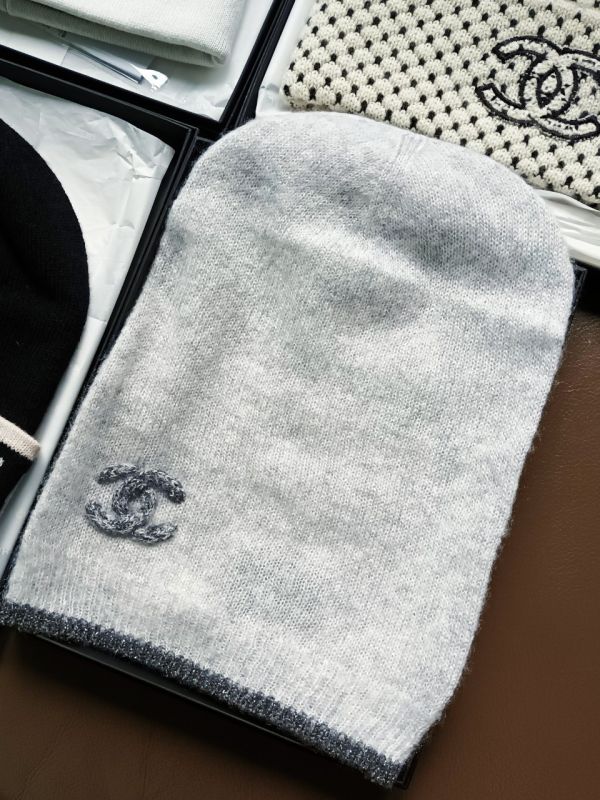 CHANEL 23B 新款灰色經典毛帽 CC LOGO buywithada,france,全球代購,歐洲,exquisite,quality goods,posh,fancy,luxurious
