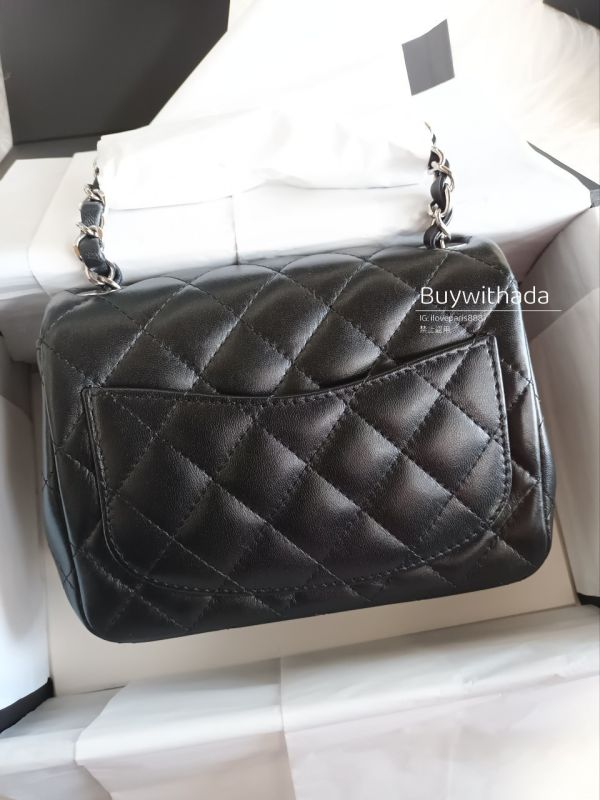 人氣款 CHANEL 黑銀方胖 全新全配 buywithada,france,全球代購,歐洲,exquisite,quality goods,posh,fancy,luxurious