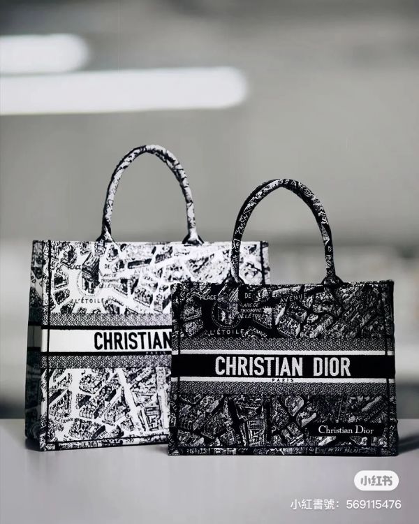 DIOR 中碼 DIOR BOOK TOTE 白色 Plan de Paris 刺繡 buywithada,france,全球代購,歐洲,exquisite,quality goods,posh,fancy,luxurious