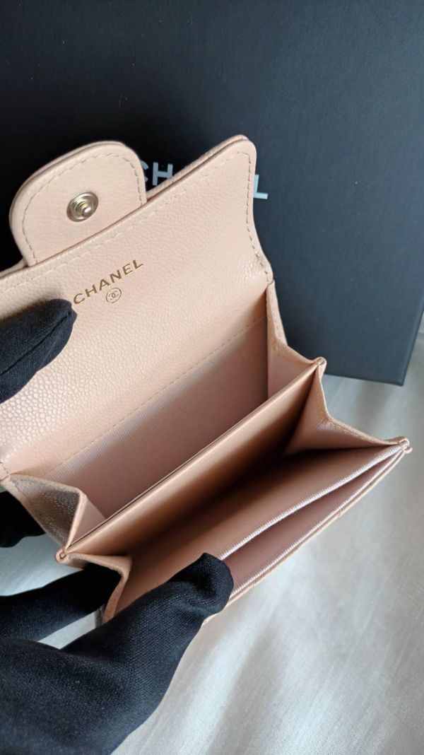 CHANEL 雙層卡包 裸膚色 buywithada,france,全球代購,歐洲,exquisite,quality goods,posh,fancy,luxurious