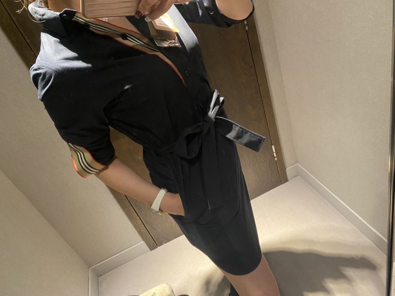 超低折扣 Burberry 直條紋 素色洋裝 2色 buywithada,france,全球代購,歐洲,exquisite,quality goods,posh,fancy,luxurious