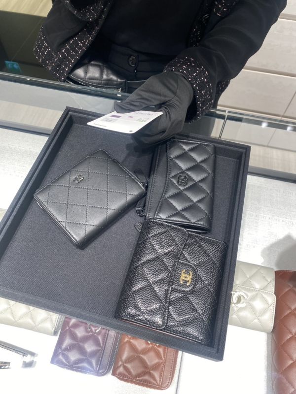 CHANEL so black 黑羊皮 L拉鍊零錢卡包 buywithada,france,全球代購,歐洲,exquisite,quality goods,posh,fancy,luxurious