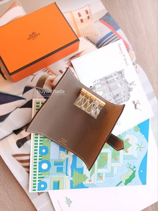 HERMES BEARN 鑰匙包 大象灰金釦 EPSOM buywithada,france,全球代購,歐洲,exquisite,quality goods,posh,fancy,luxurious