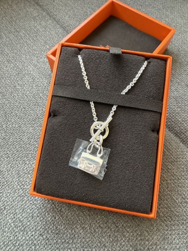 HERMES  康康 純銀飾項鍊 buywithada,france,全球代購,歐洲,exquisite,quality goods,posh,fancy,luxurious