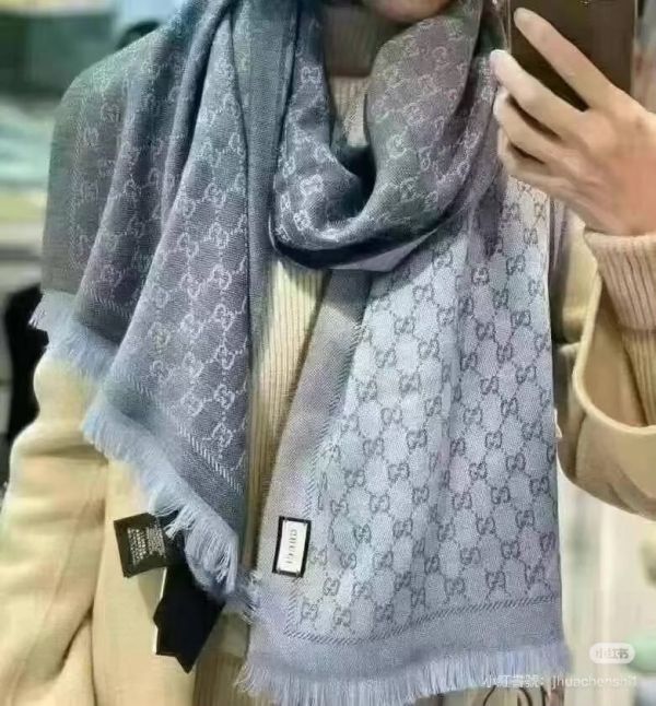 GUCCI 緹花圍巾披肩 全新正櫃全配 buywithada,france,全球代購,歐洲,exquisite,quality goods,posh,fancy,luxurious