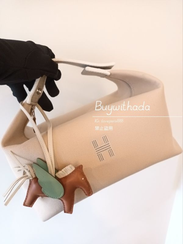 HERMES 化妝包/梳洗包/飯盒包 GM 米白色 buywithada,france,全球代購,歐洲,exquisite,quality goods,posh,fancy,luxurious