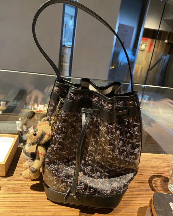 GOYARD 水桶包 黑色 數色可接單^^ buywithada,france,全球代購,歐洲,exquisite,quality goods,posh,fancy,luxurious