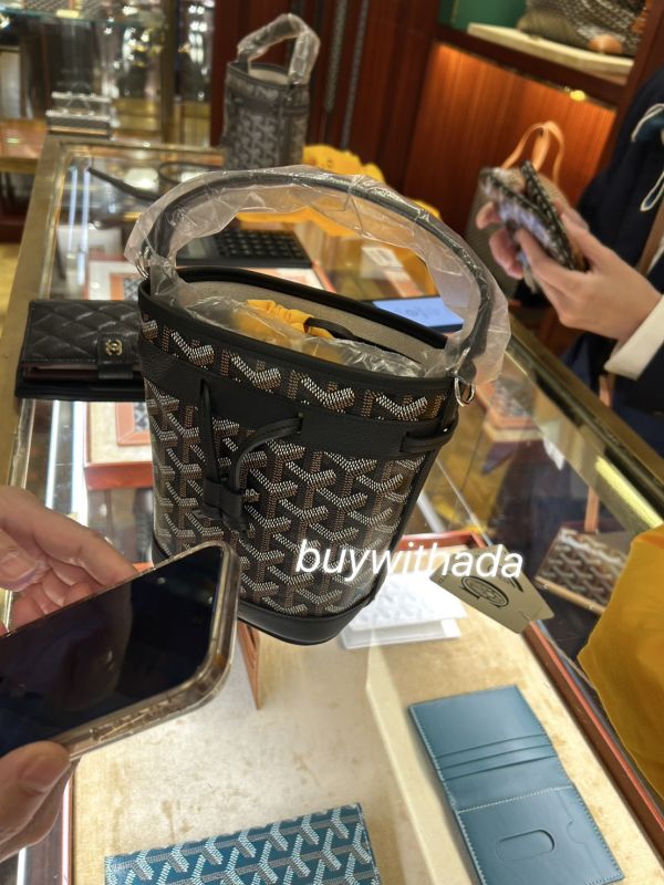 GOYARD 水桶包 MINI 黑色 buywithada,france,全球代購,歐洲,exquisite,quality goods,posh,fancy,luxurious