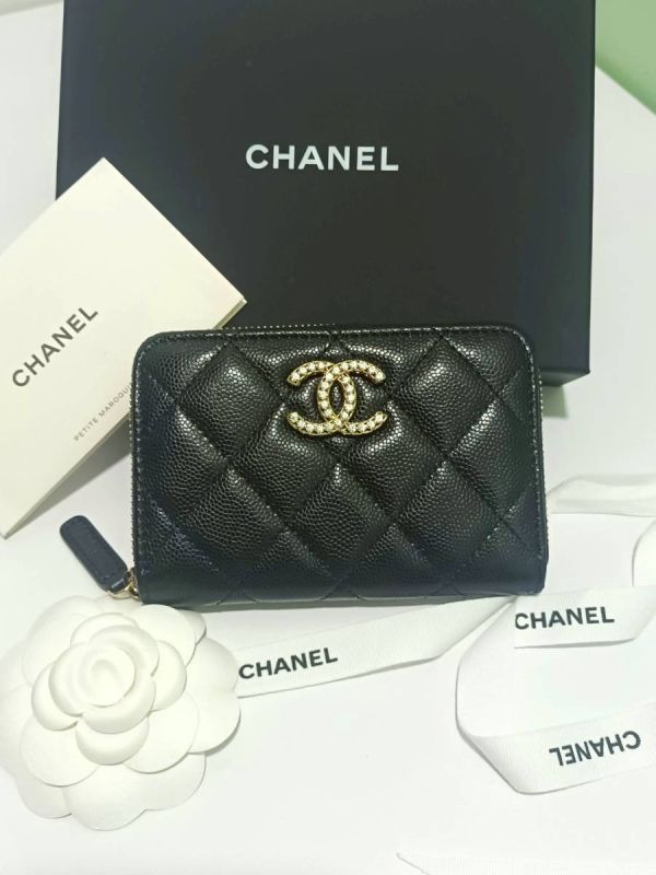 CHANEL 25 季節限量水鑽CC 新款ㄇ字拉鏈錢包 零錢拉鏈袋+內卡片層 buywithada,france,全球代購,歐洲,exquisite,quality goods,posh,fancy,luxurious