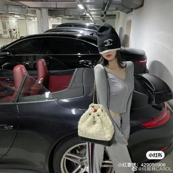 CHANEL 23B 最新款黑色經典毛帽 CC LOGO buywithada,france,全球代購,歐洲,exquisite,quality goods,posh,fancy,luxurious