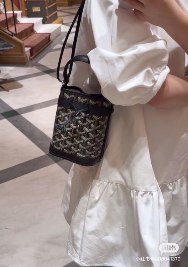 GOYARD 水桶包 MINI 黑色 buywithada,france,全球代購,歐洲,exquisite,quality goods,posh,fancy,luxurious