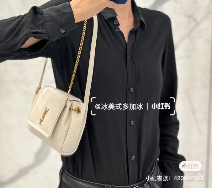 YSL NOLITA 復古白 側背包 buywithada,france,全球代購,歐洲,exquisite,quality goods,posh,fancy,luxurious