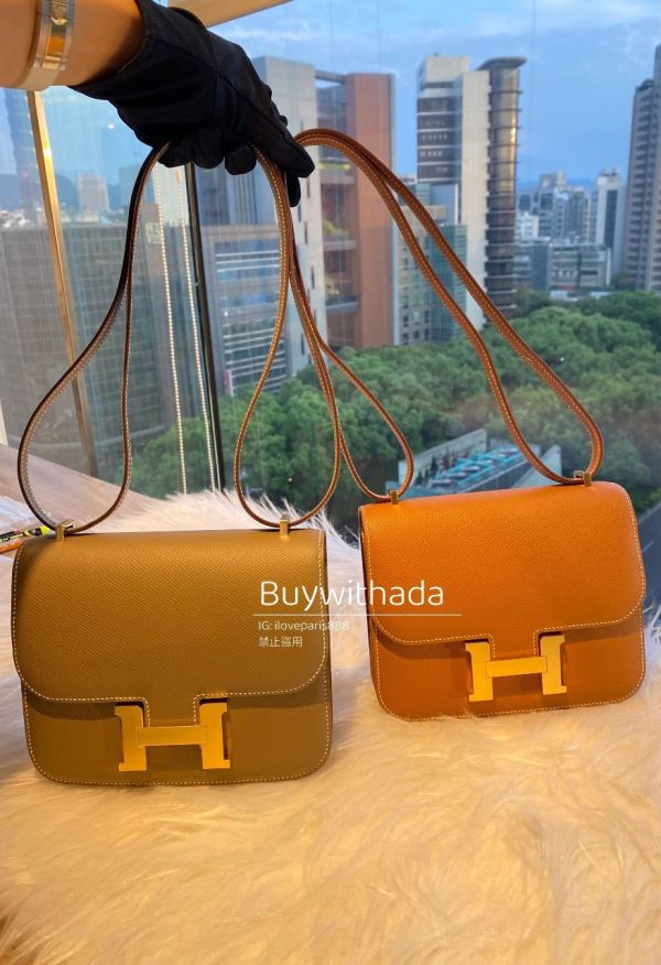 Hermès Mini Constance 金棕金釦 buywithada,france,全球代購,歐洲,exquisite,quality goods,posh,fancy,luxurious