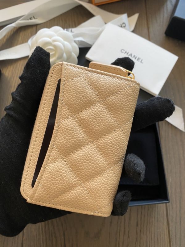 CHANEL 季節款新色人氣款口蓋零錢/卡包 ada精品代購,經典