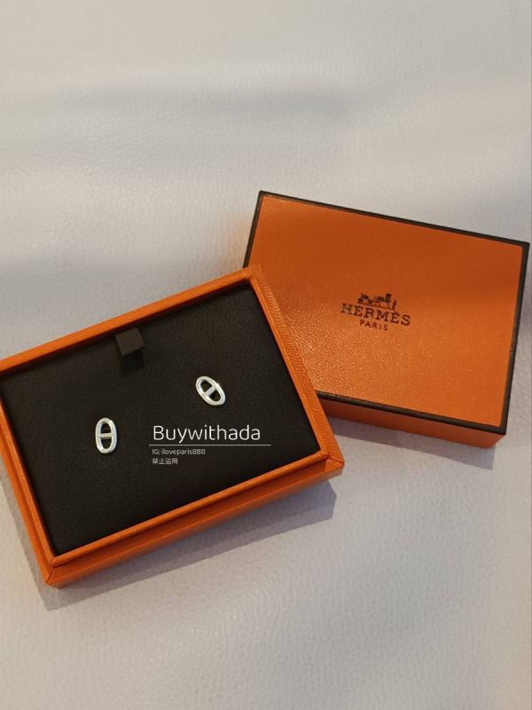 HERMES 925 純銀豬鼻耳環 buywithada,france,全球代購,歐洲,exquisite,quality goods,posh,fancy,luxurious