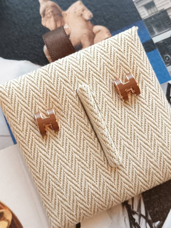 HERMES POP H MINI 金棕玫瑰金 耳環 現貨 buywithada,france,全球代購,歐洲,exquisite,quality goods,posh,fancy,luxurious