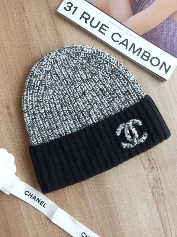 CHANEL 24A 最新款灰色拼色毛帽 buywithada,france,全球代購,歐洲,exquisite,quality goods,posh,fancy,luxurious