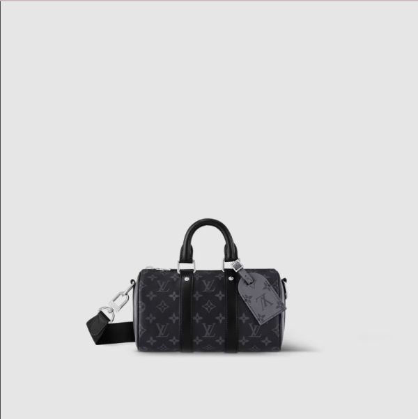 LV Keepall Bandoulière 25 黑色老花 buywithada,france,全球代購,歐洲,exquisite,quality goods,posh,fancy,luxurious