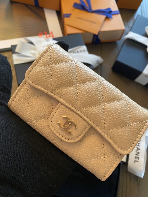 CHANEL 季節款限量新色經典拉鍊單層卡夾包 ADA代購