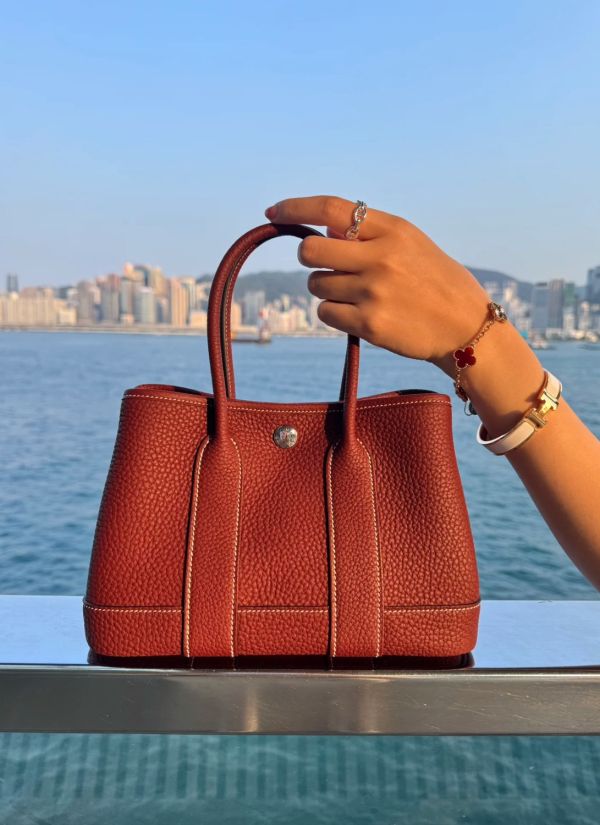 Hermès Garden Party 23 Neo 愛馬仕紅全皮革 buywithada,france,全球代購,歐洲,exquisite,quality goods,posh,fancy,luxurious