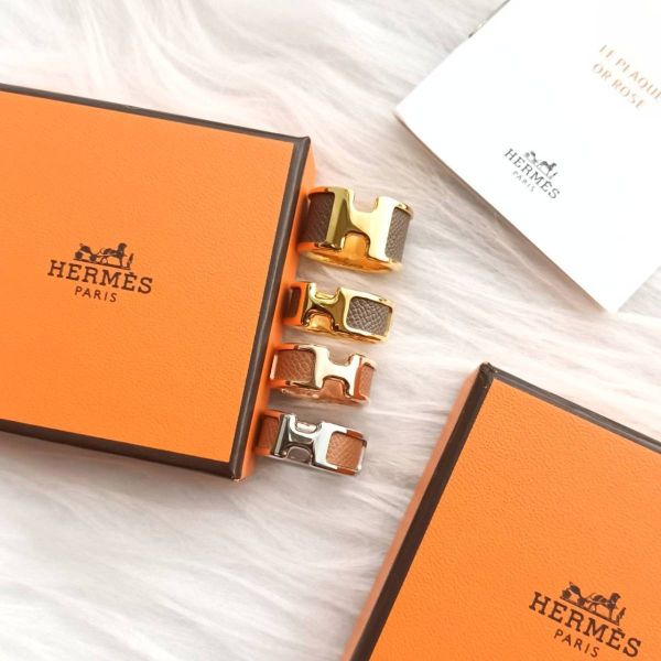 HERMES Olympe 爆款H 戒指 金棕玫瑰金 XS buywithada,france,全球代購,歐洲,exquisite,quality goods,posh,fancy,luxurious