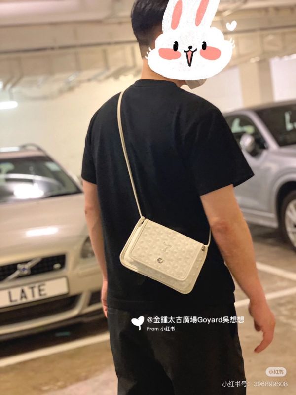 GOYARD plumet 白色信封包 buywithada,france,全球代購,歐洲,exquisite,quality goods,posh,fancy,luxurious