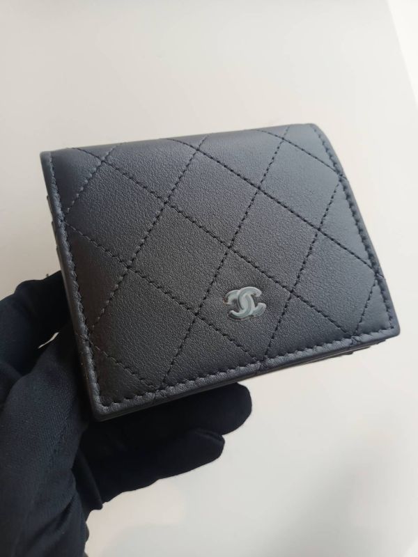 CHANEL so black  對折短夾 buywithada,france,全球代購,歐洲,exquisite,quality goods,posh,fancy,luxurious