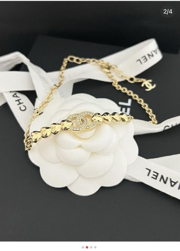 CHANEL 23 水鑽CC金色小愛心 頸鏈 buywithada,france,全球代購,歐洲,exquisite,quality goods,posh,fancy,luxurious