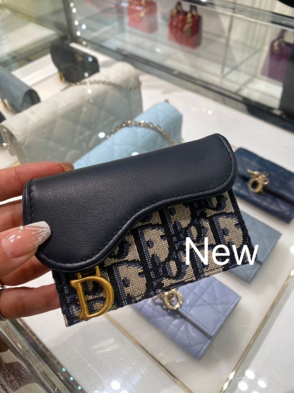 DIOR 老花拚牛皮 馬鞍卡夾包 buywithada,france,全球代購,歐洲,exquisite,quality goods,posh,fancy,luxurious
