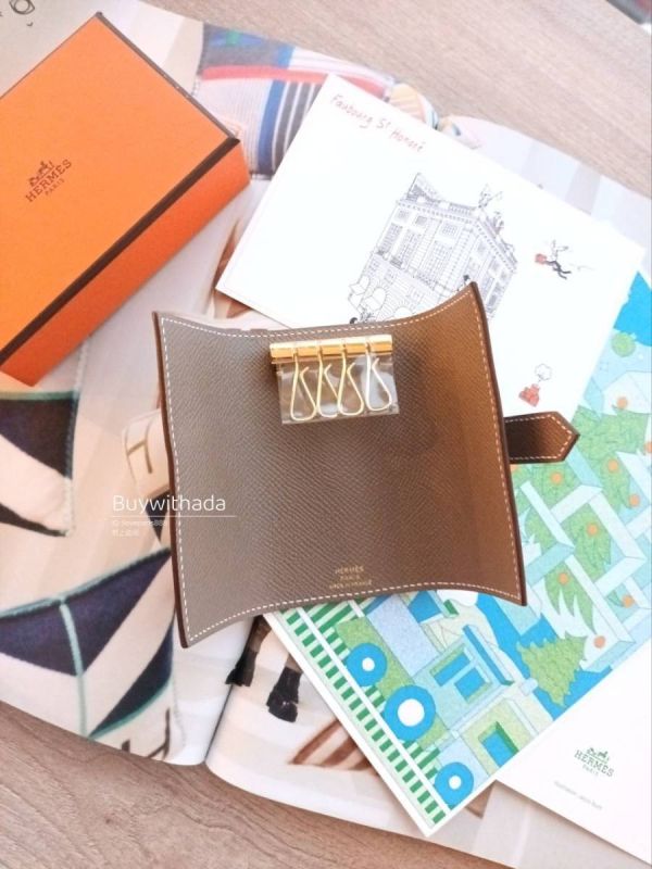 HERMES BEARN 鑰匙包 大象灰金釦 EPSOM buywithada,france,全球代購,歐洲,exquisite,quality goods,posh,fancy,luxurious