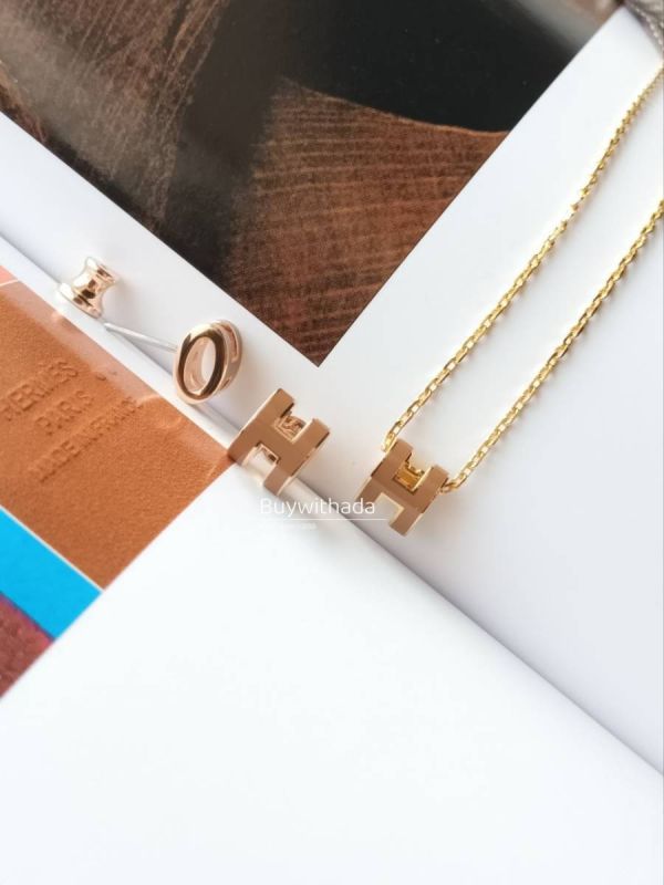 HERMES POP H MINI 金棕玫瑰金 耳環 現貨 buywithada,france,全球代購,歐洲,exquisite,quality goods,posh,fancy,luxurious