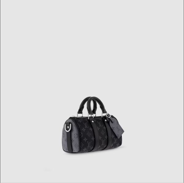 LV Keepall Bandoulière 25 黑色老花 buywithada,france,全球代購,歐洲,exquisite,quality goods,posh,fancy,luxurious