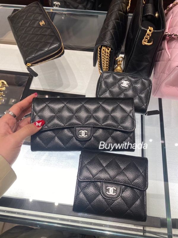 CHANEL CF 黑荔枝翻蓋金釦長夾 現貨 buywithada,france,全球代購,歐洲,exquisite,quality goods,posh,fancy,luxurious