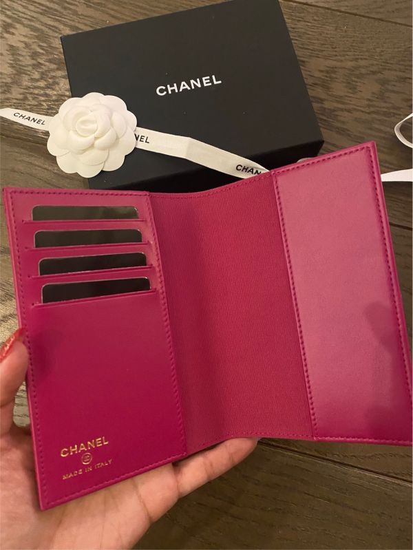 CHANEL 護照夾 桃色 荔枝皮金釦 buywithada,france,全球代購,歐洲,exquisite,quality goods,posh,fancy,luxurious