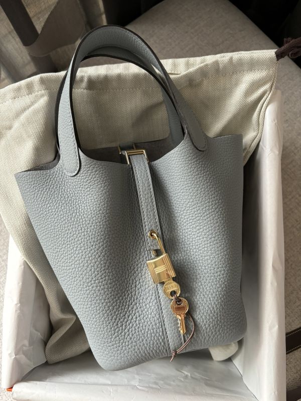 Hermès picotin 18 P0木偶灰淡金釦 buywithada,france,全球代購,歐洲,exquisite,quality goods,posh,fancy,luxurious