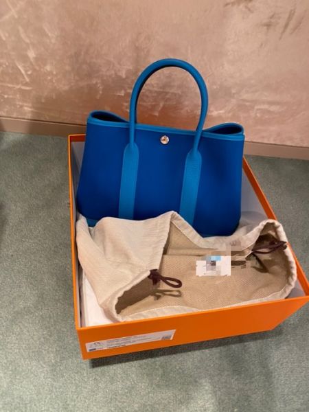 HERMES GARDEN  PARTY 30 藍 代購, 精品, ada, 歐洲