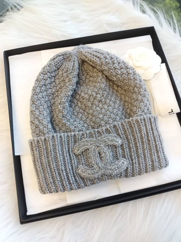 CHANEL 編織毛帽 灰色 buywithada,france,全球代購,歐洲,exquisite,quality goods,posh,fancy,luxurious