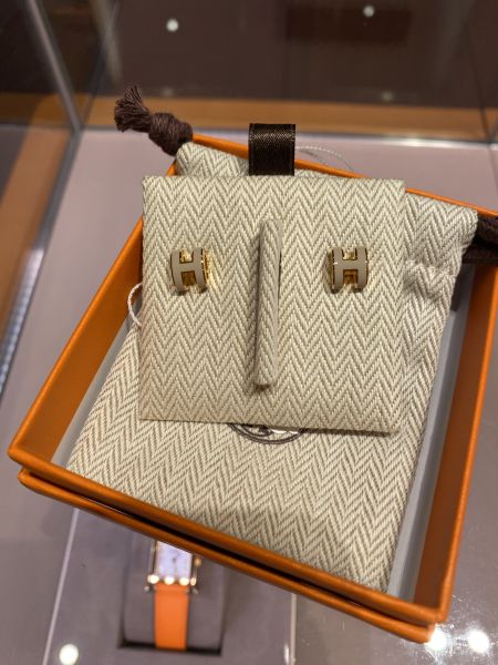 HERMES POP H MINI 耳環 奶茶金 buywithada,france,全球代購,歐洲,exquisite,quality goods,posh,fancy,luxurious