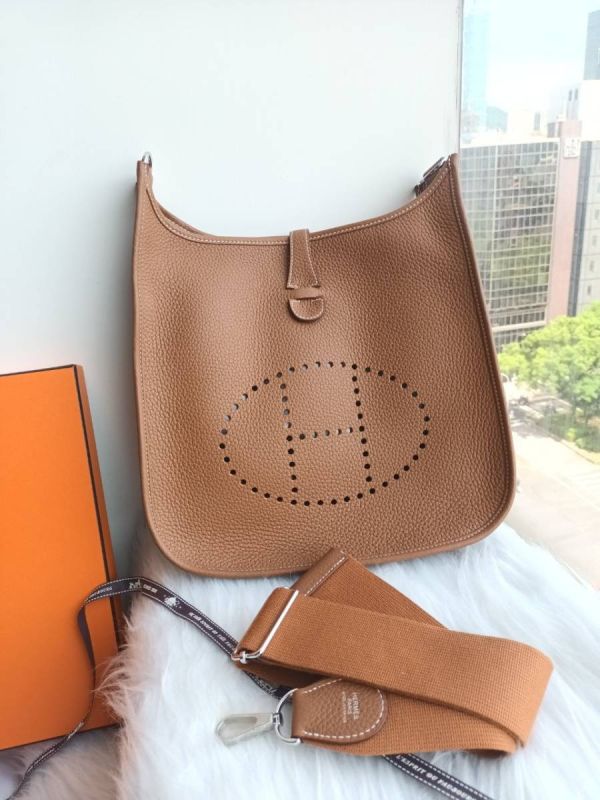 台灣現貨 HERMES EVELYNE 29  k 刻 金棕銀釦 編織背帶另+購 buywithada,france,全球代購,歐洲,exquisite,quality goods,posh,fancy,luxurious